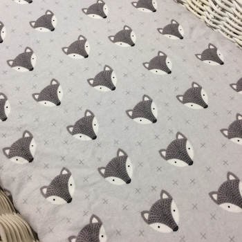 flannelette cot sheet set